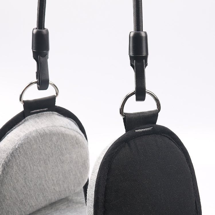 3 in 1 Neck Hammock Neck Stretcher, Hammock + Eye Mask + Drawstring Pocket, Specification:Upgrade Light Gray
