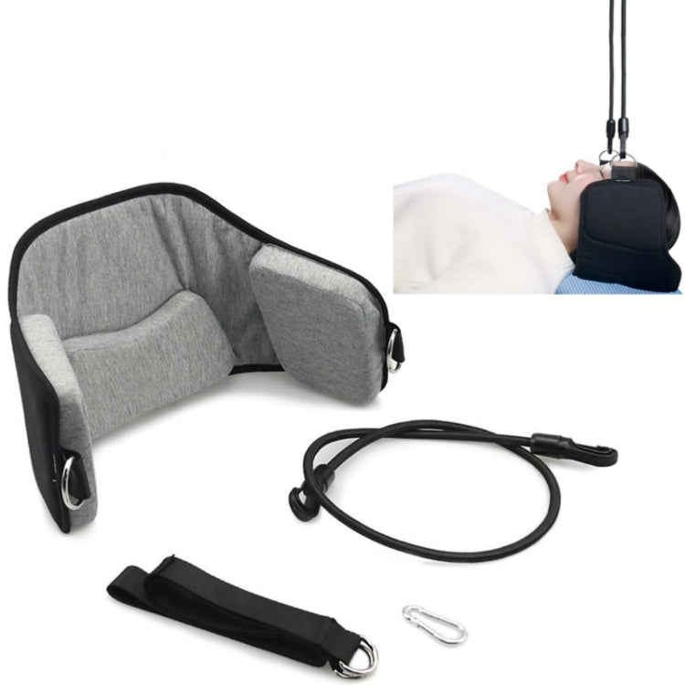 3 in 1 Neck Hammock Neck Stretcher, Hammock + Eye Mask + Drawstring Pocket, Specification:Light Gray