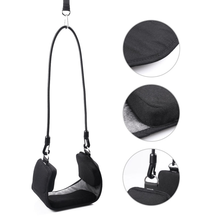 3 in 1 Neck Hammock Neck Stretcher, Hammock + Eye Mask + Drawstring Pocket, Specification:Light Gray+Black