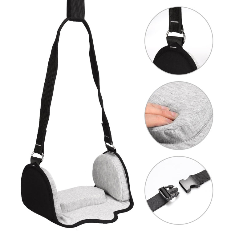 3 in 1 Neck Hammock Neck Stretcher, Hammock + Eye Mask + Drawstring Pocket, Specification:Light Gray Adjustable