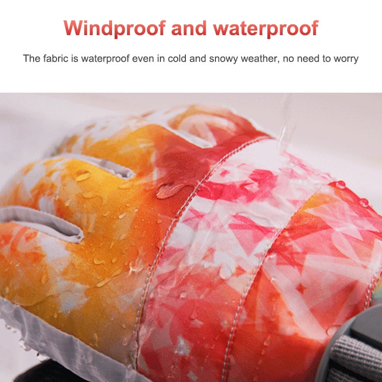Touch Screen Skiing Gloves Thickened Anti-Skid Waterproof Velvet Gloves Windproof Warm Motorcycle Riding Gloves, Size: M