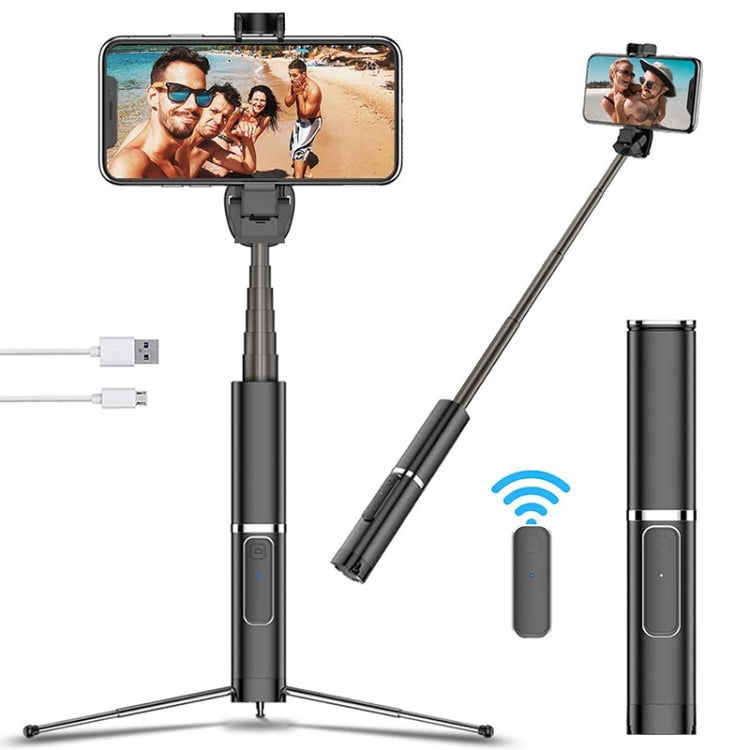 H1 Wireless Mobile Phone Selfie Stick Concealed Tripod Telescopic Live Stand