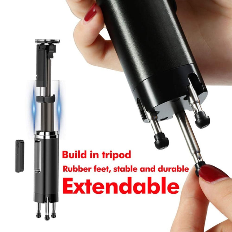 H1 Wireless Mobile Phone Selfie Stick Concealed Tripod Telescopic Live Stand