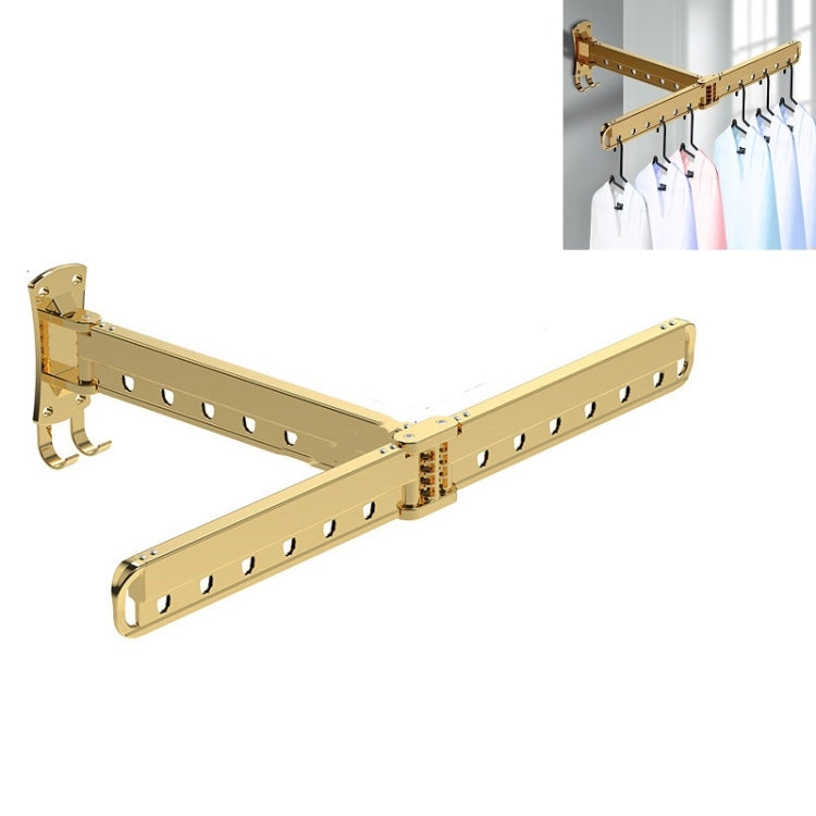 Indoor Household Wall-Mounted Folding Telescopic Double Drying Rack