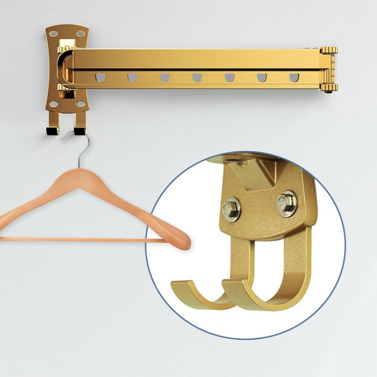 Indoor Household Wall-Mounted Folding Telescopic Double Drying Rack
