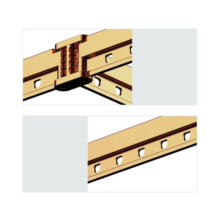 Indoor Household Wall-Mounted Folding Telescopic Double Drying Rack