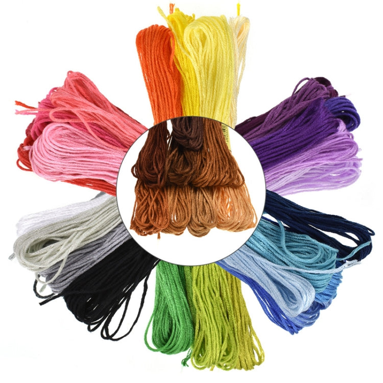 8 PCS DIY Hand Gradient Cross Stitch Embroidery Thread
