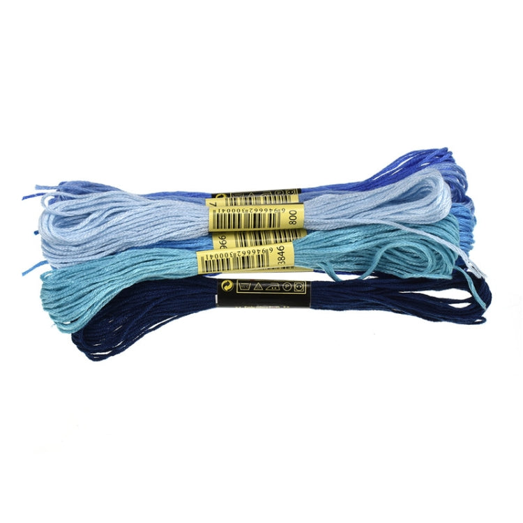 8 PCS DIY Hand Gradient Cross Stitch Embroidery Thread