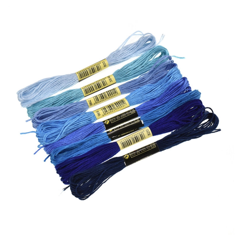 8 PCS DIY Hand Gradient Cross Stitch Embroidery Thread