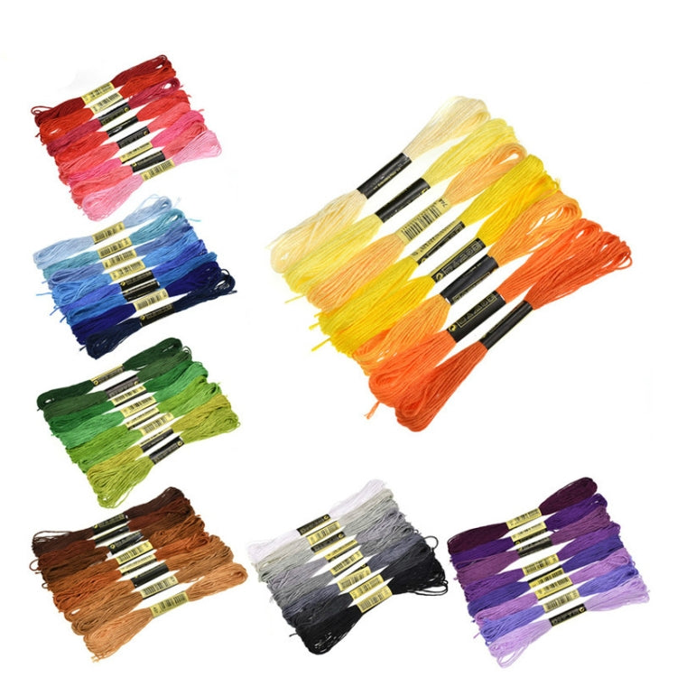 8 PCS DIY Hand Gradient Cross Stitch Embroidery Thread