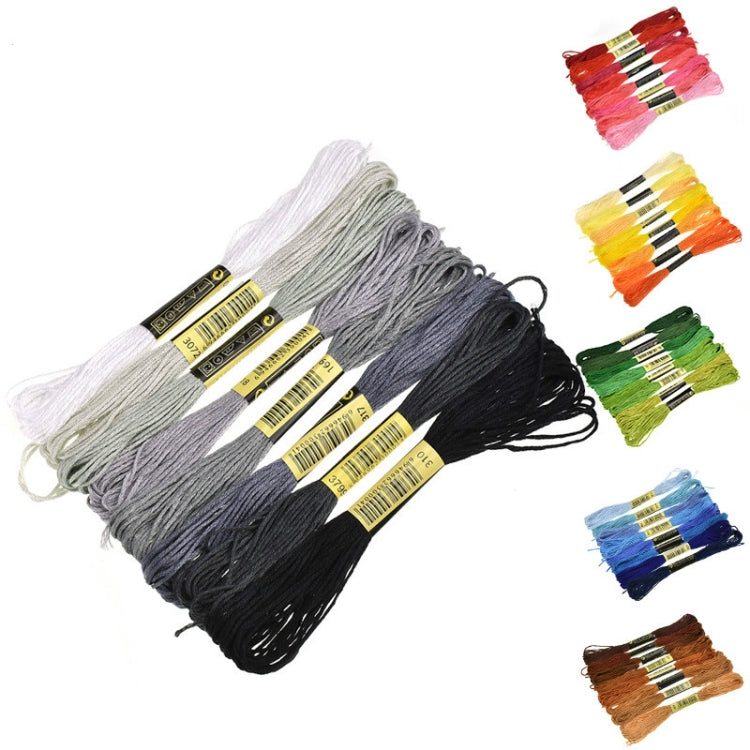 8 PCS DIY Hand Gradient Cross Stitch Embroidery Thread