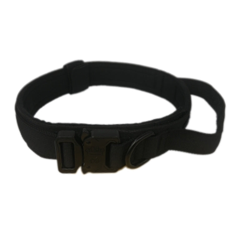 Nylon Thickened Large And Medium-Sized Dog Traction Collar Pet Collar, Size:M