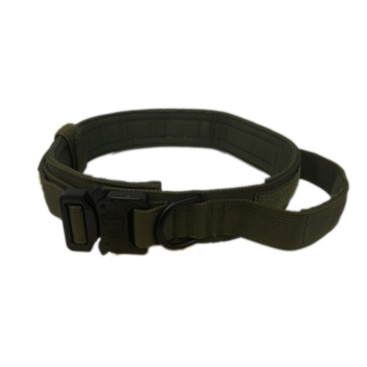 Nylon Thickened Large And Medium-Sized Dog Traction Collar Pet Collar, Size:M