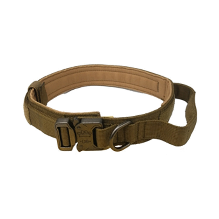 Nylon Thickened Large And Medium-Sized Dog Traction Collar Pet Collar, Size:M