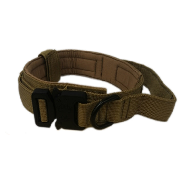 Nylon Thickened Large And Medium-Sized Dog Traction Collar Pet Collar, Size:M