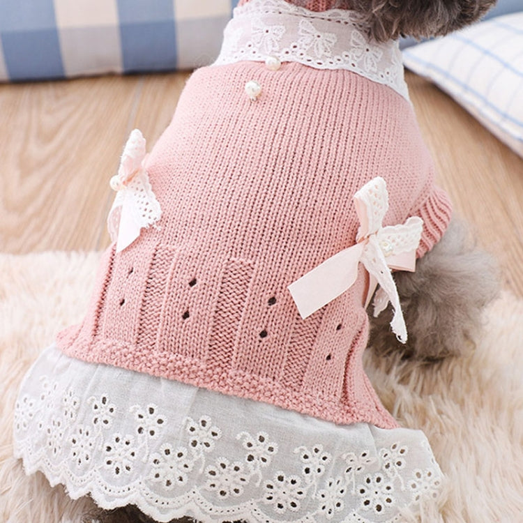 Autumn Puppy Clothes Teddy Bichon Hiromi Autumn And Winter Clothes Thick Wool Skirt, Size: XL