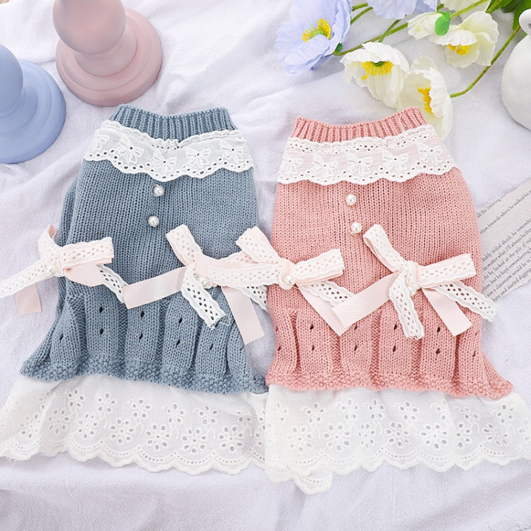Autumn Puppy Clothes Teddy Bichon Hiromi Autumn And Winter Clothes Thick Wool Skirt, Size: XL