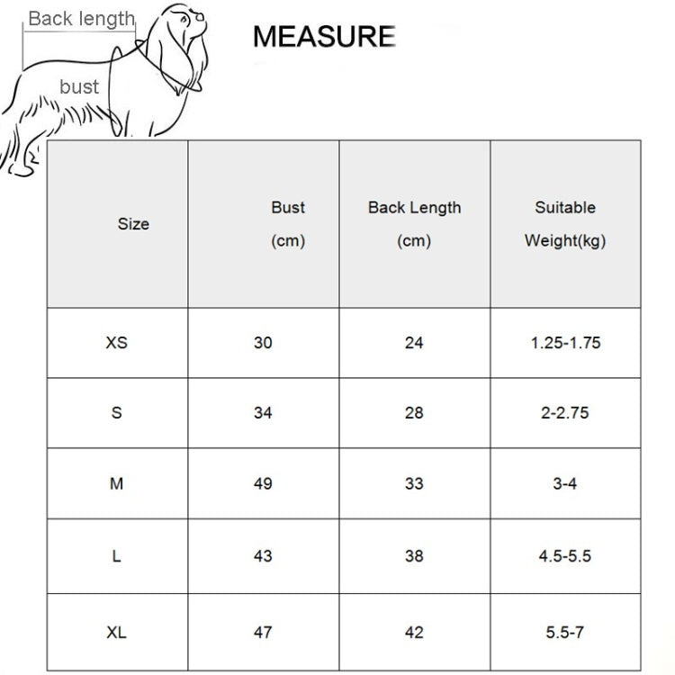 Autumn Puppy Clothes Teddy Bichon Hiromi Autumn And Winter Clothes Thick Wool Skirt, Size: XL