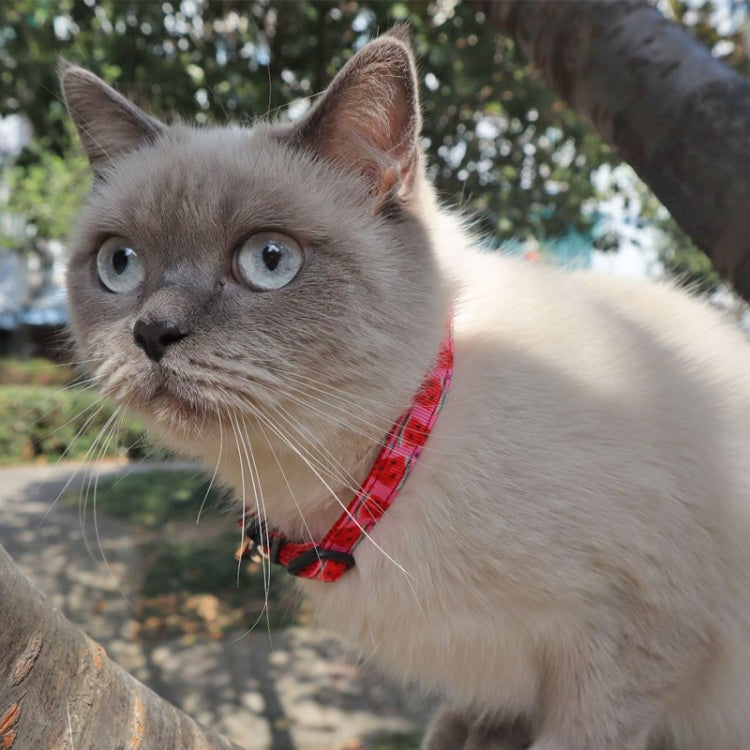 4 PCS Pet Webbing Fruit Cat Collar With Fruit Accessories Bell Pet Collar, Size:1x28cm