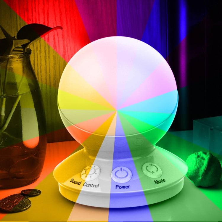 Intelligent Dimming And Sound Control Colorful Light Rechargeable Eye Protection Night Light