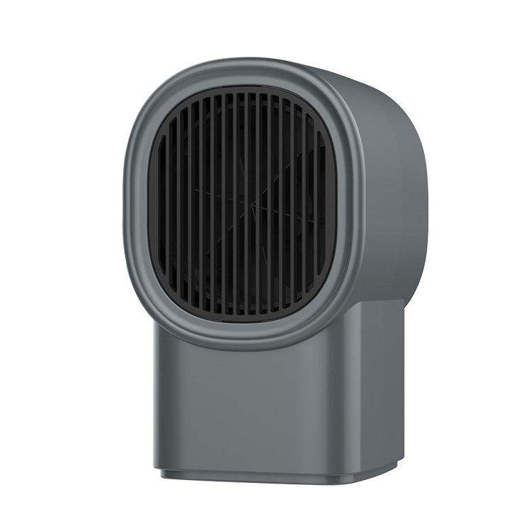 Smart Small Home Desktop Electric Heater, Style:Small u Dark Gray