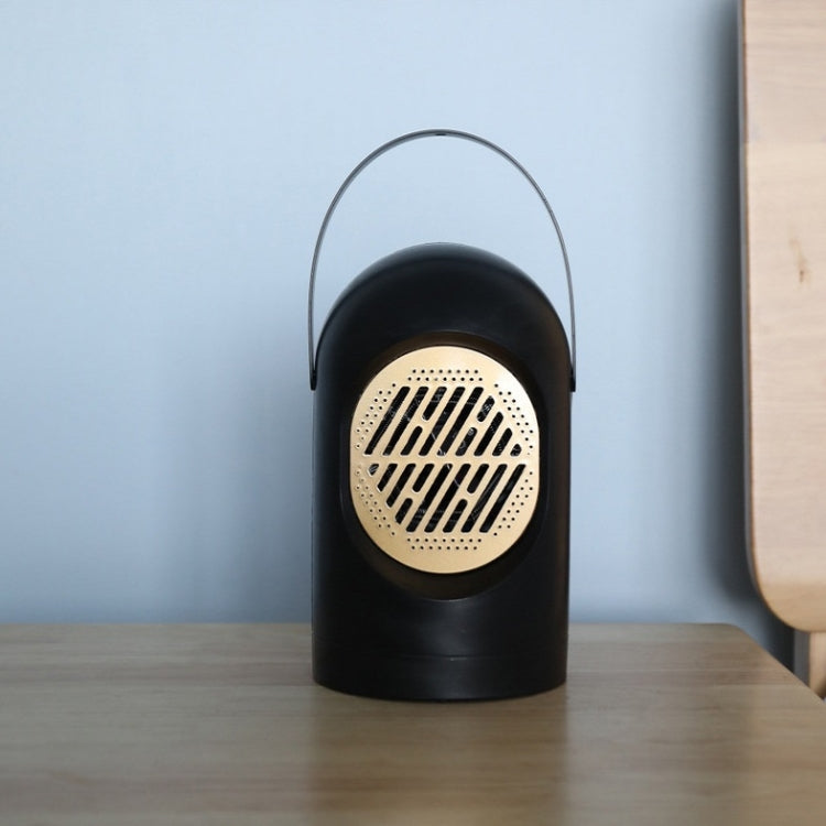 Smart Small Home Desktop Electric Heater, Style:Little Dull Black
