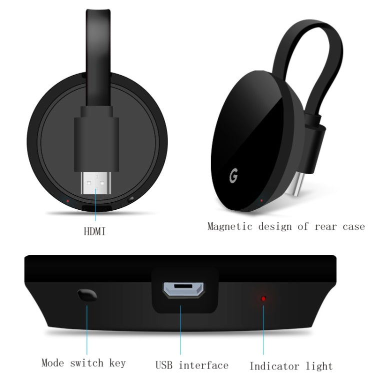 G7 Wireless Display Dongle Adapter MiraScreen Dongle Streaming Media Player HDTV Stick for Google Chromecast