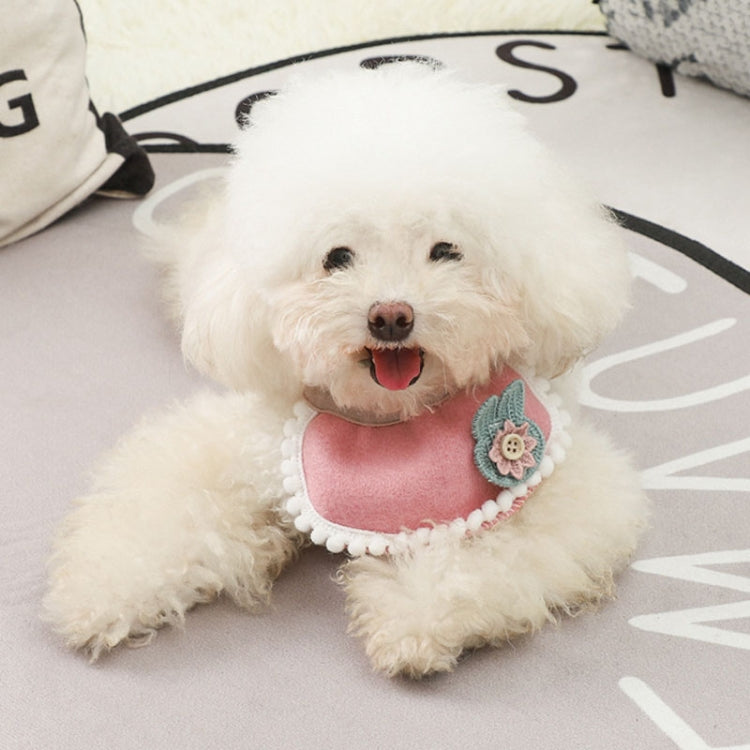 2 PCS Pet Dog Saliva Towel Cat Bib Scarf, Size: L