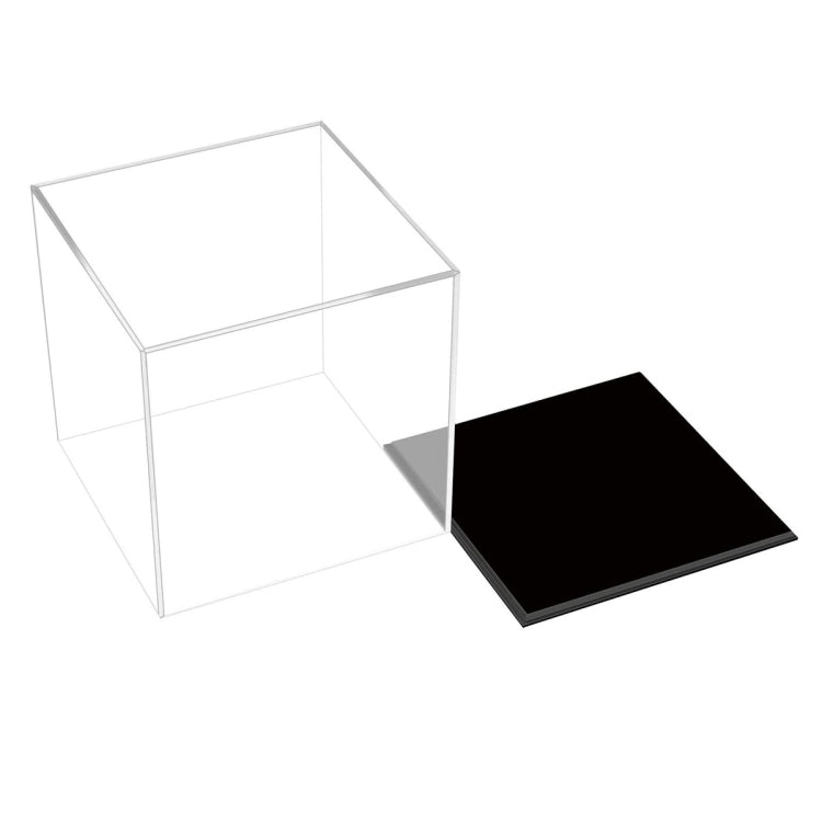 Large 24x24x24cm Clear Acrylic Camera Display Cover Plexiglass Display Case Countertop Box