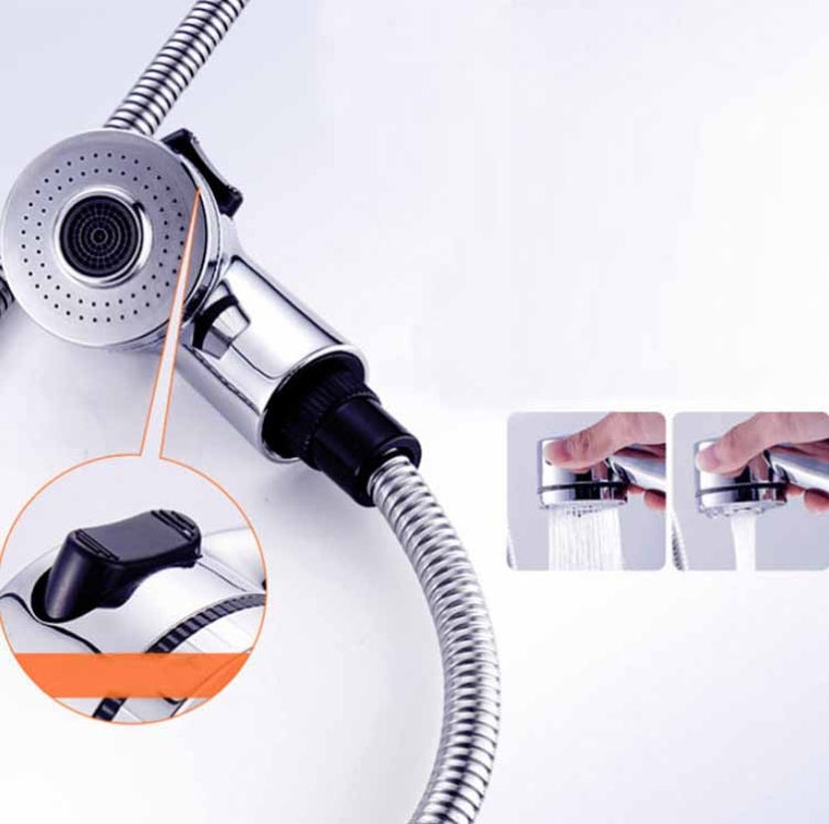 All-Copper Body Pull-Out Hot & Cold Water Faucet Liftable Washbasin Universal Faucet