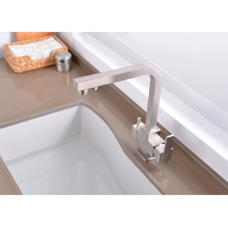 Copper Kitchen Sink Hot&Cold Water Purifier Faucet, Specification: Drawing