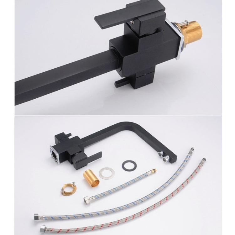 Copper Kitchen Sink Hot&Cold Water Purifier Faucet, Specification: Black