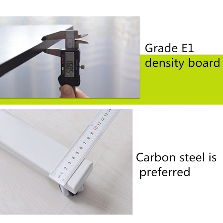 Dual Desktop Hand-Cranked Lifting Stand Office Computer Desk, Style:With Reinforcing Bar