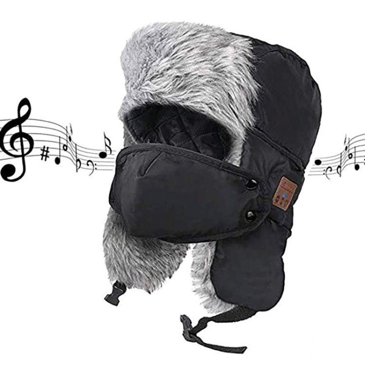 LF3 Winter Warmth Thickened Bluetooth Music Earphone Hat Ski Cap