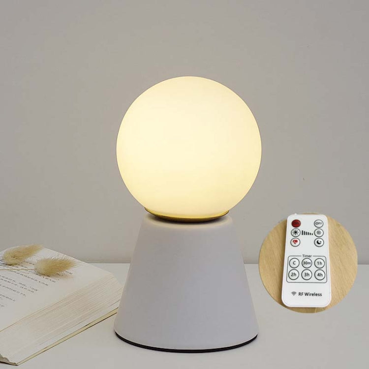 Creative Ceramic Planet Lamp Warm Decoration Moon Lamp Birthday Gift Bedroom Bedside Table Lamp, Power source: Remote Control Switch-USB Cable