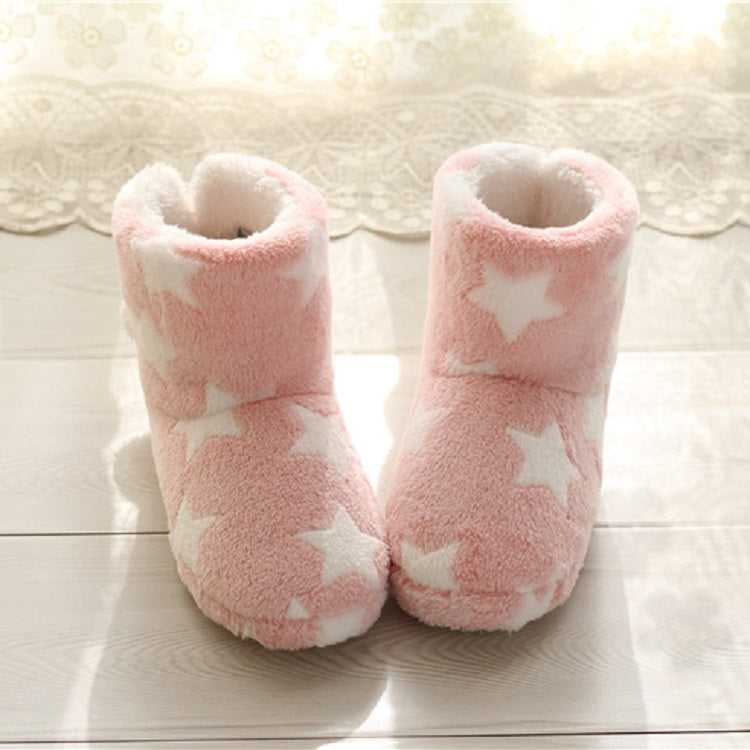 Winter Thick Bottom Home Boots Cotton Slippers For Women, Size: 40-41
