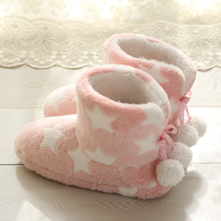 Winter Thick Bottom Home Boots Cotton Slippers For Women, Size: 40-41