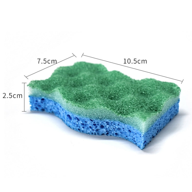 6 PCS Household Cleaning Sponge Kitchen Scouring Pad