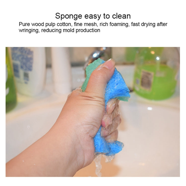 6 PCS Household Cleaning Sponge Kitchen Scouring Pad