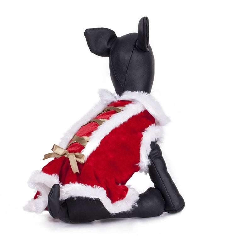 Pet Supplies Christmas Pet Clothing Dog Skirt, Size: S(Red)