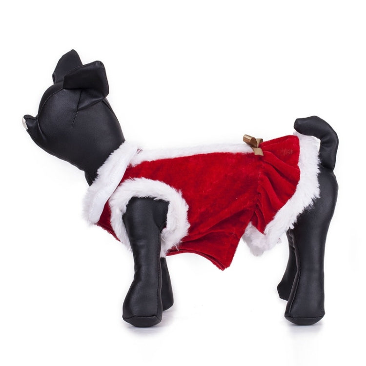 Pet Supplies Christmas Pet Clothing Dog Skirt, Size: M(Red)