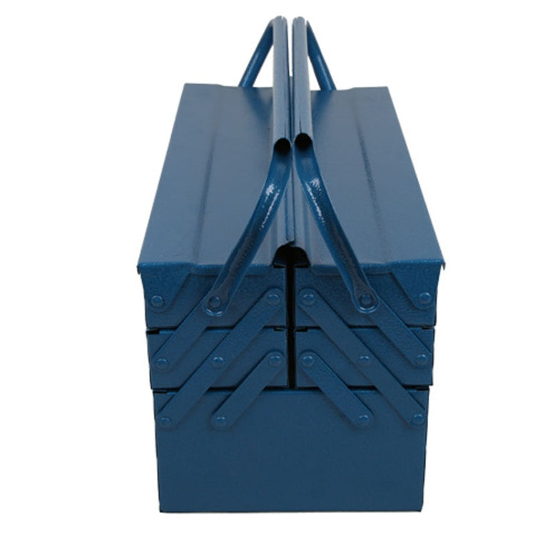 Double Handle Double Open Three-Layer Tool Box Household Hardware Tool Storage Box, Specification: M (460x200x200mm)