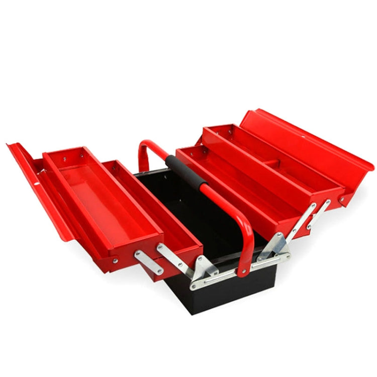 Multifunctional Single Handle Double Opening Tool Box Three-Layer Hardware Tool Storage Box