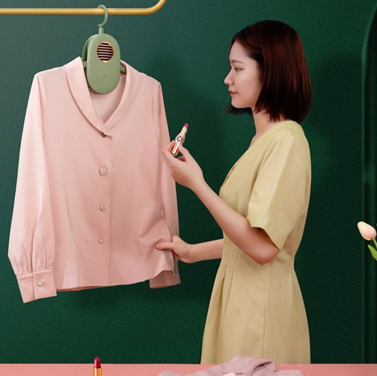 Portable Household Foldable Clothes Dryer Automatic Drying Hanger, Product specifications: Drying(Vintage Green)