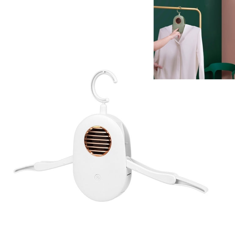 Portable Household Foldable Clothes Dryer Automatic Drying Hanger, Product specifications: Anion Sterilized(Pearl White)