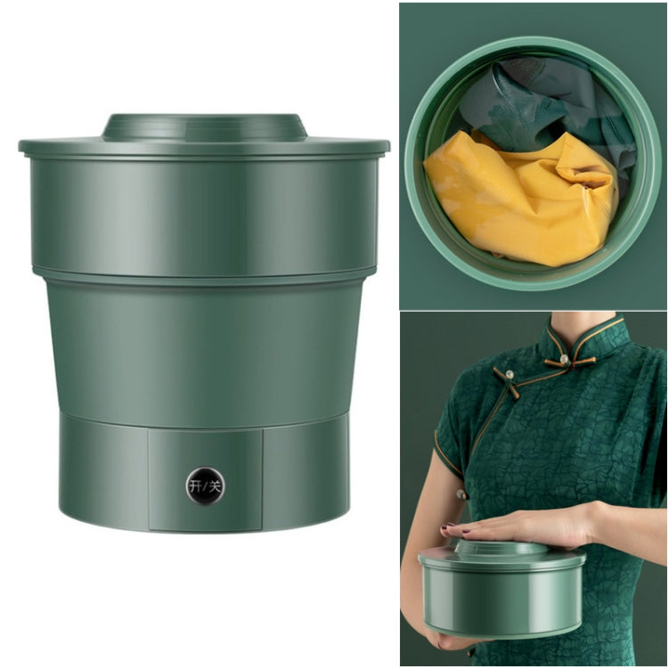 Portable Folding Bucket Type USB Travel Washing Machine Underpants Sock Ultrasonic Disinfect Laundry