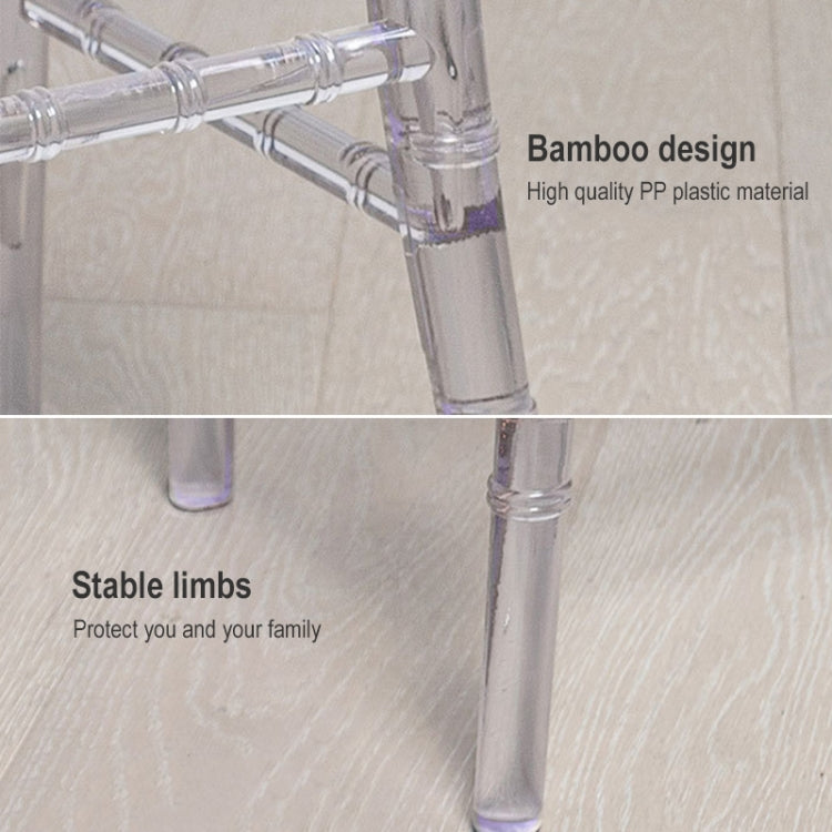 Hotel Banquet Resin Transparent Plastic Dining Chair