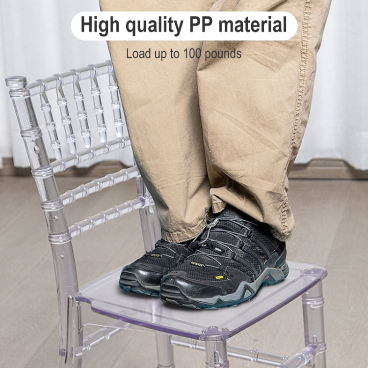 Hotel Banquet Resin Transparent Plastic Dining Chair
