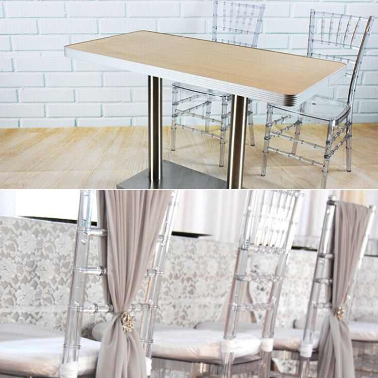 Hotel Banquet Resin Transparent Plastic Dining Chair