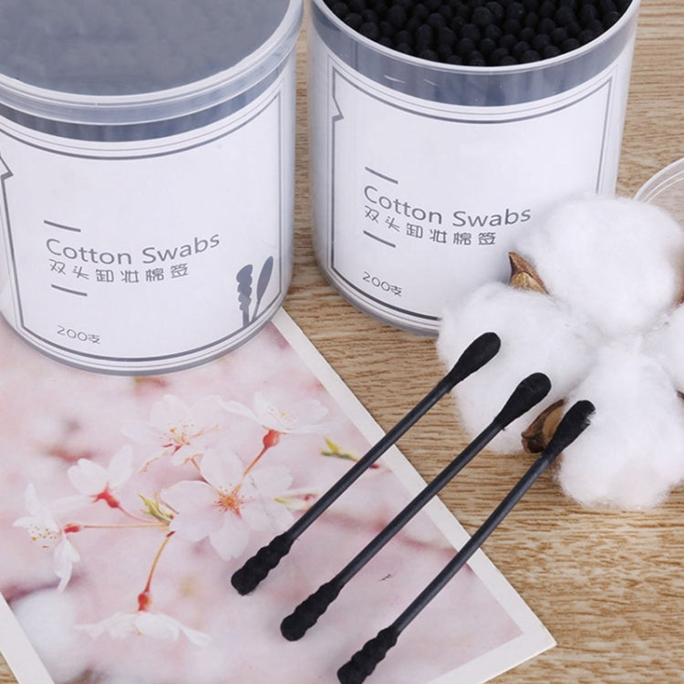 Disposable Spiral Makeup Cotton Swab Portable Cleaning Makeup Tool